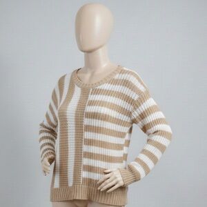 Level Eight Striped Knit Sweater – Plus / One Size – Excellent Condition